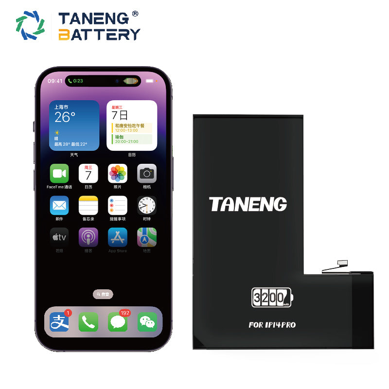 TANENG Brand Original Capacity 3200mAh Standard Battery for iPhone 14 Pro Factory Wholesale